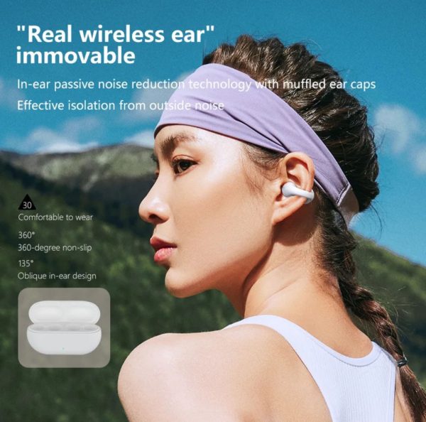 Ear Cuff Wireless Earbuds With Earhooks Mini Bone Earcuffs Waterproof Cycling