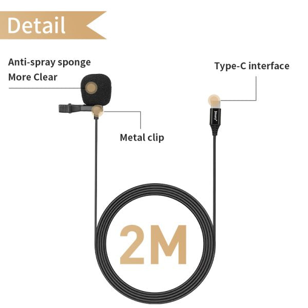 Jmary Mc-r2 Type-c Lavalier Microphone