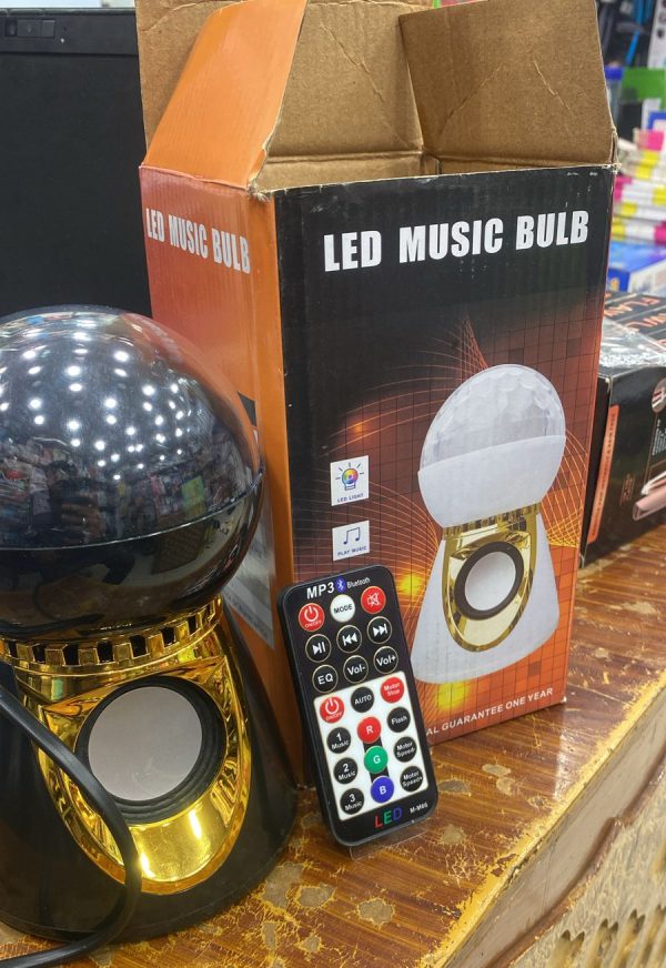 Led Musicbulb Bluetooth Speaker With Multi Lights