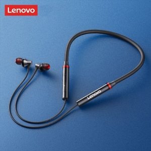 Lenovo He05x Wireless Headset Magnetic Neckband Earphones With Mic