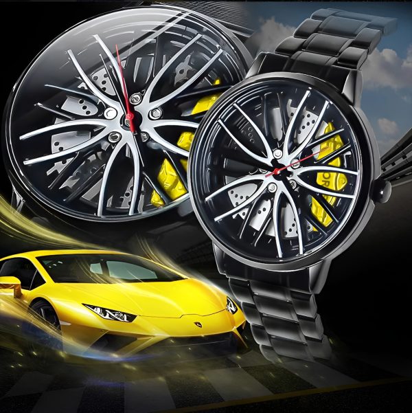 Ma1 Mens Quartz Luxury Car Rim Watch