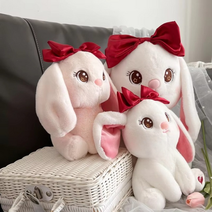 Princess Style Bow Bunny Rabbit Plushie