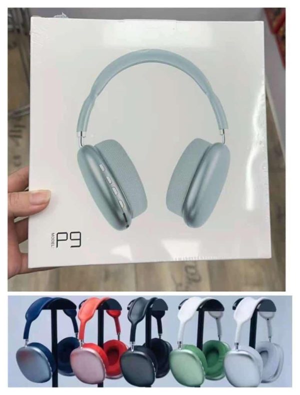 Wireless Bluetooth Headphones Adjustable Over-the-ear Stereo Headset – Model: P9 (random Color)